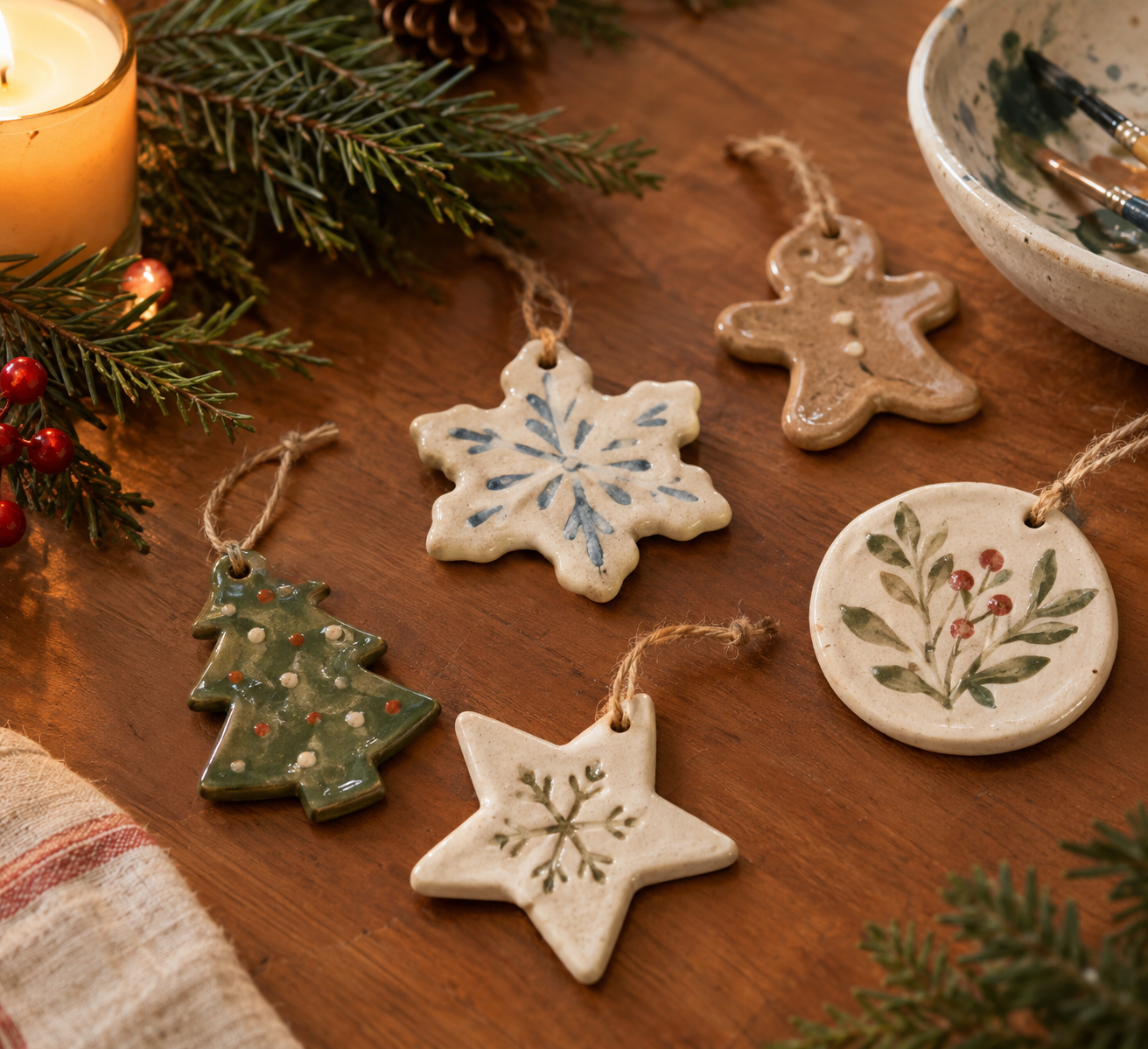 Christmas Ceramic Ornaments